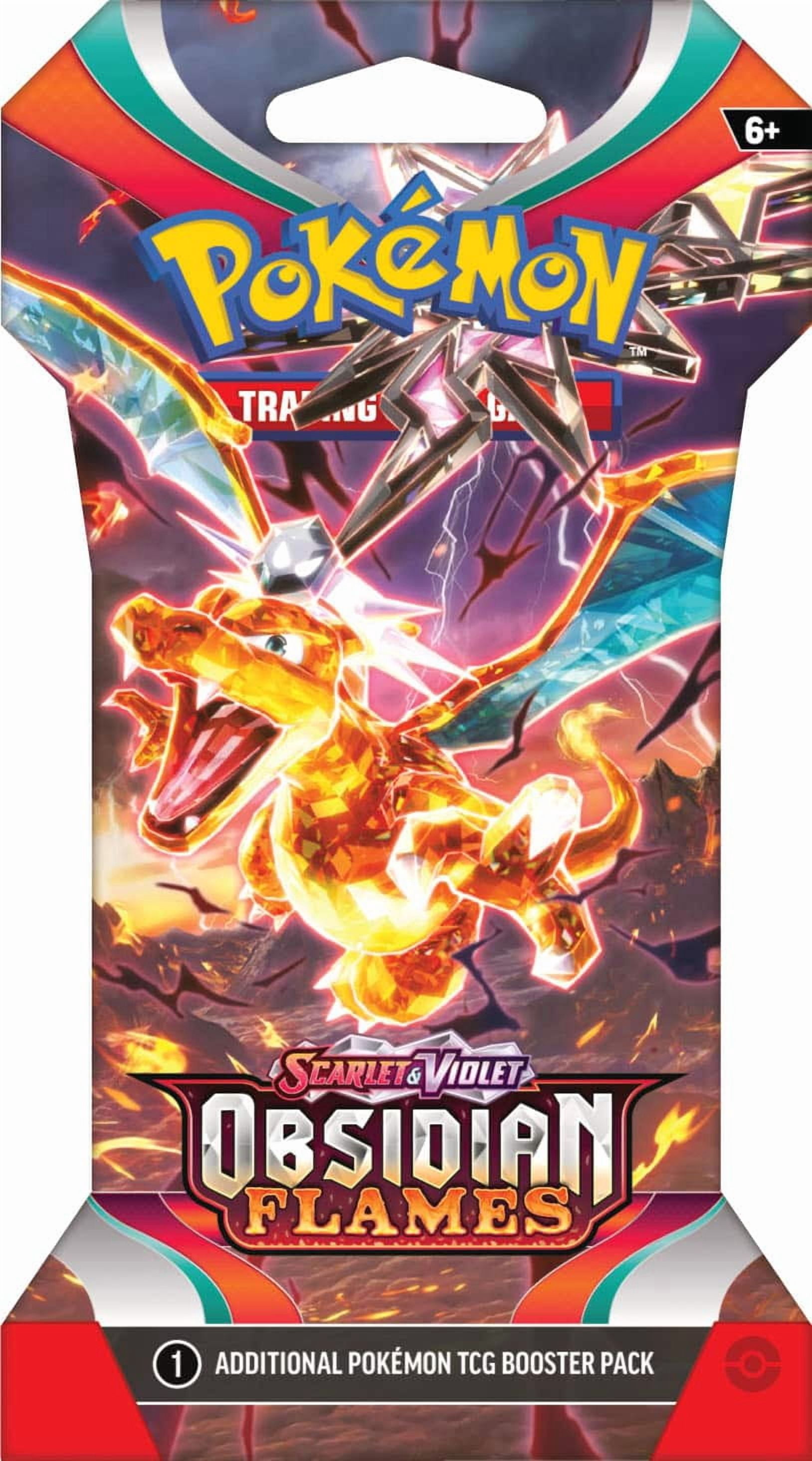 Pokemon Scarlet & Violet 3 Obsidian Flames Booster Pack Lot - 8 Packs