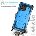 thumbnail image 7 of Takfox Case For Motorola Moto G Stylus 5G 2023,Shockproof Heavy Duty Rugged Locking Swivel Holster Belt Clip Kickstand Full Body Hard Shell Phone Cover Case,Blue, 7 of 7