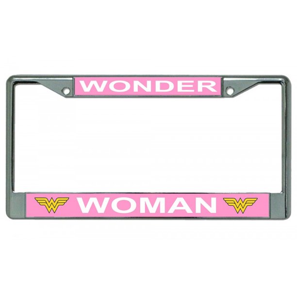 Wonder Femme Chrome Photo License Cadre de Plaque