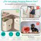 thumbnail image 3 of 10L Cubo de Basura Colgante con Tapa,Basurero para Cocina,Bote de Basura,Cesto de Basura de Pared de Cocina con Tapa sin Taladrar,Deslizante Abierto,Adecuado pare Baño,Dormitorio,Oficina, 3 of 4