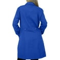 thumbnail image 3 of Panda Uniform by HeedFit 36" Notch Collar Women’s Lab Coat – 11XL Royal, 3 of 7