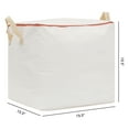 thumbnail image 2 of Unique Bargains 1 Pack Clothes Storage Bags Moving Bags Beige 39*20*20in, 2 of 7