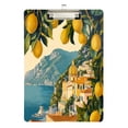 thumbnail image 2 of 12.5x9 Inch Acrylic Clipboard with Metal Clip – Single-Sided Print & Retractable Hook，Lemon, 2 of 8