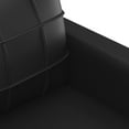 thumbnail image 4 of vidaXL 2-Seater Sofa Black 120 cm Faux Leather, 4 of 5