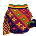 thumbnail image 1 of Sacs à Main Colombiens, Mochila Wayuu, Sac Seau Fait Main en Coton Colombien 100 %, 1 of 6