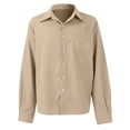 thumbnail image 6 of Clossjun Mens Long Sleeve Button Down Shirts Casual Collared Untucked Shirt Pocket Summer Lightweight T Shirts, 6 of 6