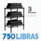 thumbnail image 5 of EDX Estantería de Almacenamiento de 3 Niveles, Estantería de Alambre Metálico de 31 Pulgadas, Altura de Capa Ajustable, para Cocina, Garaje, Sala de Estar, Negro, 5 of 7
