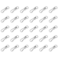 thumbnail image 1 of Llavero de acero inoxidable Mosquetón Escalada Cinturón Hebillas Llavero (Plata), 1 of 5