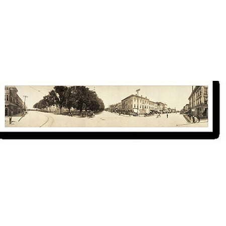 Historic Print, IA City 1907a PHOTO, Width 11" x Length 49"