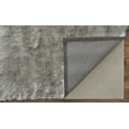 thumbnail image 4 of Feizy Indochine Modern Solid, Gray/Silver, 2' x 3'4" Accent Rug Sheen Fade Resistant Luxury & Glam Design Carpet for Living Dining Bed Room, 4 of 10