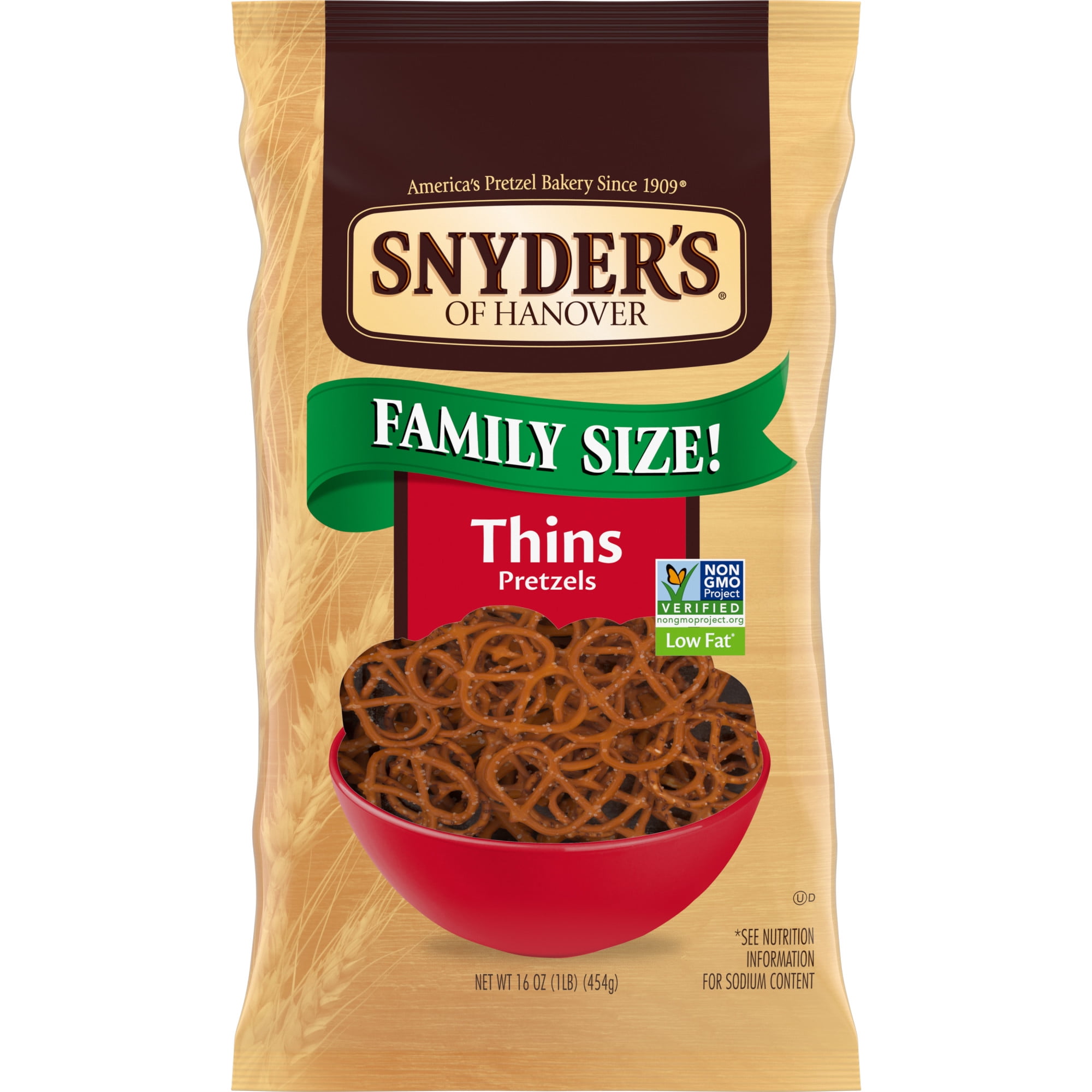 Snyder's of Hanover Pretzel Snaps, 100 Calorie Individual Packs, 10 Ct -  Walmart.com