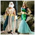 thumbnail image 2 of Perla Secreto Amor Halloween Nueva Pareja Mar Rey Antigua Cleopatra Faraón Vestido Reina Rey Ares Vestido, 2 of 6