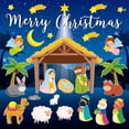 thumbnail image 1 of Set de Tablero de Anuncios del Nacimiento de Navidad gisgfim 52 piezas, 1 of 7
