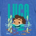 thumbnail image 3 of Luca - Half Human Half Sea Monster Luca  - Toddler And Youth Short Sleeve Graphic T-Shirt, 3 of 5