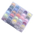thumbnail image 2 of Billuyoard 50 unids/caja de hilos de bobina preenrollados aleatorios de Color, bricolaje, artesanía, bordado, acolchado, máquina de coser, carrete de hilo De coser Billuyoard HA5893-00B, 2 of 6
