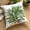 17. Green (Green Shrub), variant on Pillow Case With Zipper, Green 24"x24" (60x60 cm) Euro Pillowcases, Cotton Tropical & Leaf & Zardosi Embroidery Euro Pillow Covers, Nature & Floral Pattern, Modern - Tropical Breeze