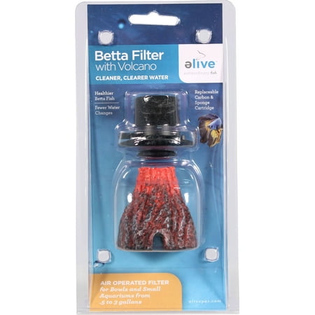 Elive Llc.-Betta Filter With Volcano- Multicolored