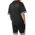 thumbnail image 4 of Ma Croix Mens Mesh Short Sleeve T-Shirt Urban Fashion Hip Hop Crew Neck Tee Sports Activewear, 4 of 5