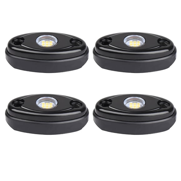 Graflsoa 4-Piece LED Underbody Lighting Kit for Cars, Boats, and Yachts - Waterproof, Multi-Color Options, Die-Cast Aluminum, 9W, DC 10-14V, IP67 Rated, 30,000H Lifespan