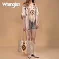 thumbnail image 3 of Wrangler Aztec Tote Bag for Women Western Shoulder Purse Top Handle Handbag Stylish and Functional Aztec Design， Beige, 3 of 7