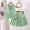 Green, variant on Placlothes Cute Green Tank Tops and Skirt Outfits for Little Girls and Big Girls 2 Piece Sets Solid Summer Fall Birthday Kids Size 7 T