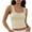 New/Beige, variant on Otvok Women Sleeveless Camisoles Comfortable Breathable Round Neck Tank Blouses