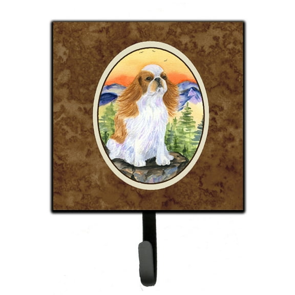 Carolines Treasures English Toy Spaniel Leash or Key Holder Single Hook multicolor