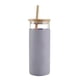 thumbnail image 1 of Silicona Alta Paja De Vidrio De Borosilicato Botella De Vidrio De Una Sola Capa 600Ml Taza De Té Con Tapa De Bambú Manga De Aislamiento De Paja Para Oficina Hogar 1Pcs Manga Vogacara HA026595-06, 1 of 6