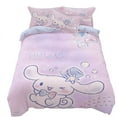 thumbnail image 2 of Sanrio Cartoon Cinnamon Roll Four-piece Set Cute Kuromi Melody Bed Sheet Personality Pochacco Home Three-piece Set, 2 of 10