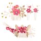 thumbnail image 1 of TABLZONE 4Ud Conjunto De Peines Para Rosados Accesorios De Para Novia Con, 1 of 6