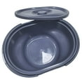 thumbnail image 4 of Chamber Pot Bedpan Toilet Bucket Durable PP Material for Elderly Adults Home Travel Use, 4 of 9