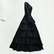 thumbnail image 5 of Vestidos de Fiesta Elegantes vintage negro con cuello vuelto traje informal de vacaciones para mujer Cgtredaw Negro T XS para Mujer, 5 of 7