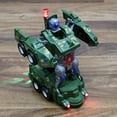 thumbnail image 4 of Juguete del Tanque de Transformador, El Sonido de Luz de la Batería de Juguete de Tanque Eléctrico para Niños Para Niños, 4 of 7
