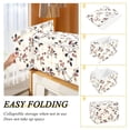 thumbnail image 2 of Yayeee Collapsible Cube Storage Bin with Lid Fabric Closet Decorative Basket with Handles, Floral Plaid, 2 of 7