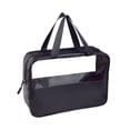 thumbnail image 2 of Ruiboury Transparent Makeup Bags - Portable For Easy Access Waterproof And Moisture-proof black large size, 2 of 6