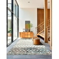 thumbnail image 5 of Unique Loom Tribal Trellis Collection Area Rug - Alami (10' 8" x 14' Rectangle Ivory Gray Blue/Beige), 5 of 12