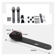 thumbnail image 4 of Mini Sliding Barn Door Hardware Cabinet Kit Top Mounted Hanging Hanger Track Steel Rail Set Smooth Silent ,Easy to Carry, 4 of 7