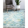 thumbnail image 1 of Unique Loom 3139546 8 ft. 4 in. x 10 ft. Coppelia Baracoa Rectangular Rug, Light Blue, 1 of 1