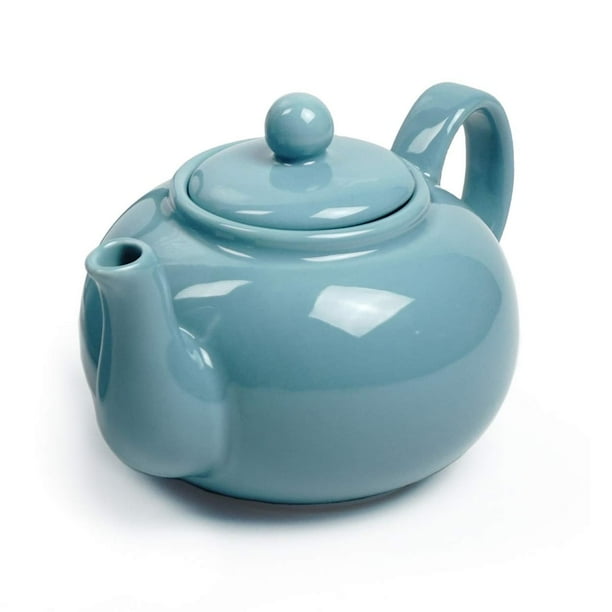 RSVP Chai 16ounce Teapot, Turquoise