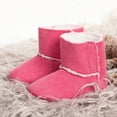 thumbnail image 4 of Meckior Baby Girls Snow Warm Boots Infant Winter Booties Newborn Slip On Shoes for 3-18 Months, 4 of 6