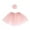 Pink, variant on EeaseCA Baby's Colorful Tutu Skirt and Elastic Flower Headband Dance Performance Photography Tulle Dress(Yellow)