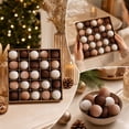 thumbnail image 4 of 2026 Christmas Home Party Decoration Flocked Christmas Ball Set Hanging Ornaments For Scene Decoration And Christmas Tree Christmas Celebration Party Supplies, 4 of 7