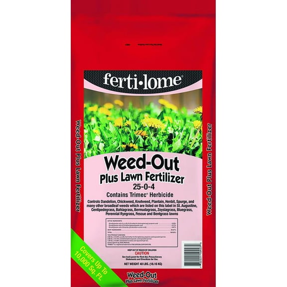 Fertilome Weed-Out Plus Lawn Fertilizer, 40 lb