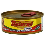 Dolores Mexican Style Chunk Light Yellowfin Tuna, 5.0 OZ