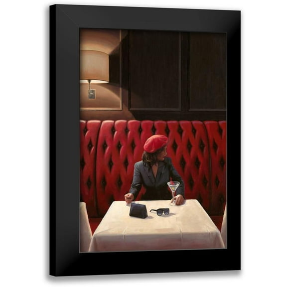 Sullivan, Myles 11x14 Black Modern Framed Museum Art Print Titled - A Chance Encounter 1