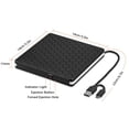 thumbnail image 5 of USB3.0 Type C External Burner Slim DVD Reader High Speed Transfer CD Player External Optical Drive ,Wide Compatibility, 5 of 5