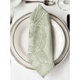 thumbnail image 2 of nqOlkjepod Summer Palm Leaf Cloth Napkins Set of 4 Reusable Dinner Napkins, Green Tropical Bloom Silhouettes Cocktail Napkin Washable Table Napkins for Wedding/Holiday Party/Baby Shower 20"x20", 2 of 8