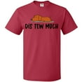 thumbnail image 3 of Inktastic Napping Dis Tew Much Daschund Weiner Dog Brown T-Shirt, 3 of 5