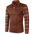 thumbnail image 2 of Ceisia Men Color Block Long Sleeve Zipper Casual Daily Outdoor Versatile Gift Fashion Athletic Top, 2 of 4