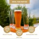 thumbnail image 4 of Vasos Clásicos de Cerveza Pilsner Irrompibles, Cristalinos y Resistente a Roturas, Ideales para Uso en Interiores y Exteriores, Fiestas, Camping, Reutilizables – Juego de 4, 18 Onzas., 4 of 4
